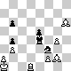 chess diagram mate in 3 - problem difficulty: **