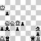 chess diagram mate in 3 - problem difficulty: **