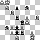 chess diagram mate in 3 - problem difficulty: **