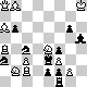 chess diagram mate in 2 - problem difficulty: **