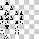 chess diagram mate in 3 - problem difficulty: ****
